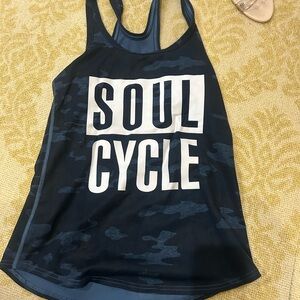 SoulCycle Women's Navy Camo Tank Top